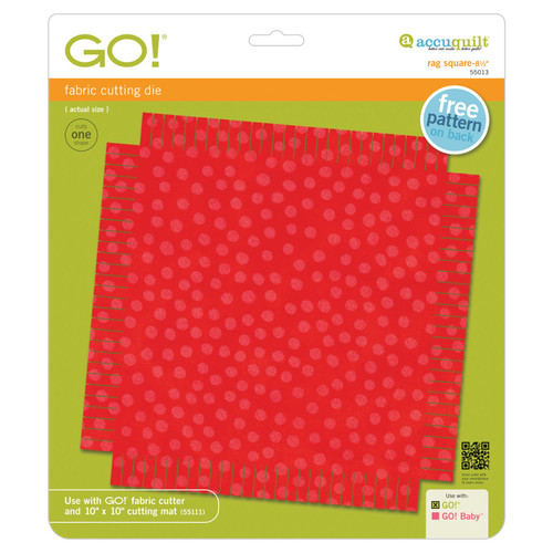 GO! Rag Square-8 1/2" (55013) pkg