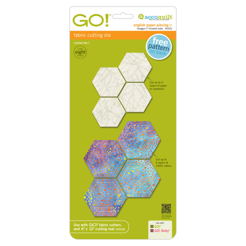 GO! English Paper Piecing Hexagon-1" Finished Sides-0