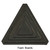 Bullseye Equilateral Triangles-Even-2", 4", 6", 8" Finished Sides for Studio-2780
