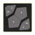 Fabric cutter dies labeled A, B, AR in a speckled black and gray design.