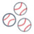 Baseball grouped