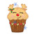 Reindeer cupcake