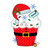 Santa cupcake