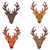 go! deer head set embroidery patterns by v stitch designs