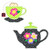 go! tea set embroidery pattern by v stitch designs