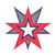 go! triple stars embroidery pattern by v stitch designs