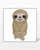 go! sloth embroidery designs