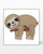 go! sloth embroidery designs