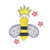 GO! Queen Bee  Embroidery Pattern by V-Stitch Design