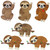 GO! Sloth Set  Embroidery Patterns by V-Stitch Designs