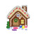 GO! Small Gingerbread Houses Embroidery Set