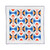Colorful geometric quilt showcasing precision fabric cutting techniques
