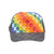 GO! Rainbow Pixel Trucker Hat Pattern by Chris Marchini of Rose City Originals