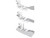 Quarter inch bias binder foot illustration diagram - Husqvarna Viking sewing foot guide