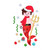 GO! Christmas Merman Embroidery Pattern by V-Stitch Designs
