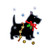 GO! Christmas Scottie Embroidery Pattern by V-Stitch Designs