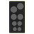 GO! Circle - 1 1/2", 1 3/4", 2 1/4", 2 1/2" (AQ55155) - die board shown with Two Tone Foam