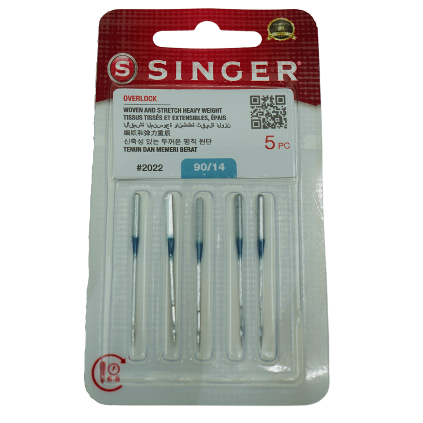 SINGER® Overlocker Needles for 14SH, 14T, 14HD