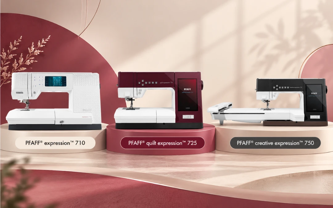 PFAFF expression™ 710 vs quilt expression™ 725 vs creative expression™ 750
