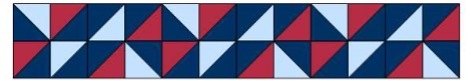 Half square triangle blocks Rotating