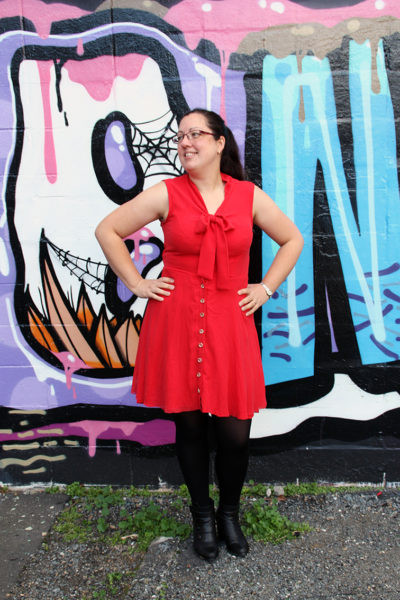 Lady in red Image 1