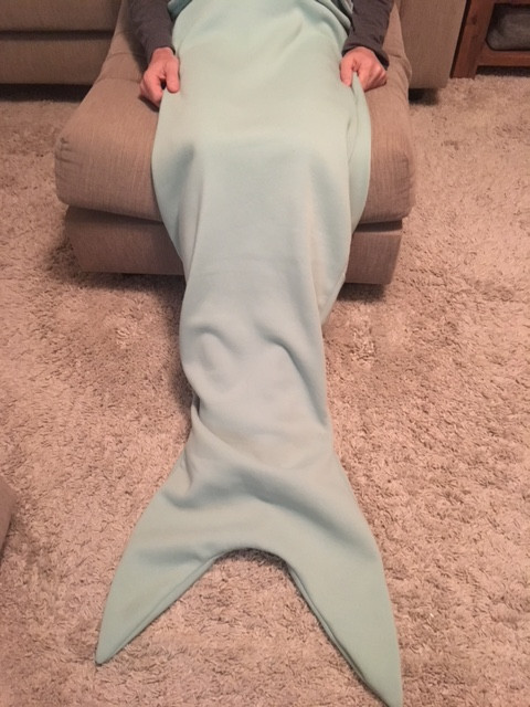 Mermaid Tail Blanket on