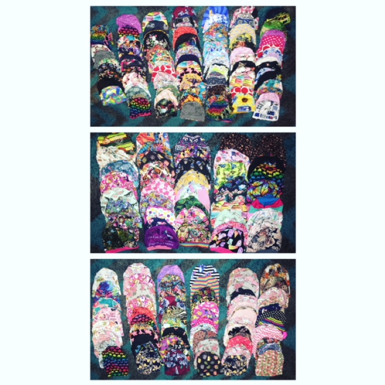 Beanies donated by Christina Matthewson