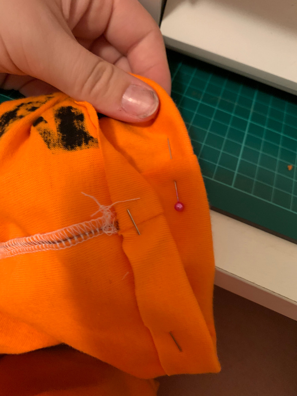 Hemming pants