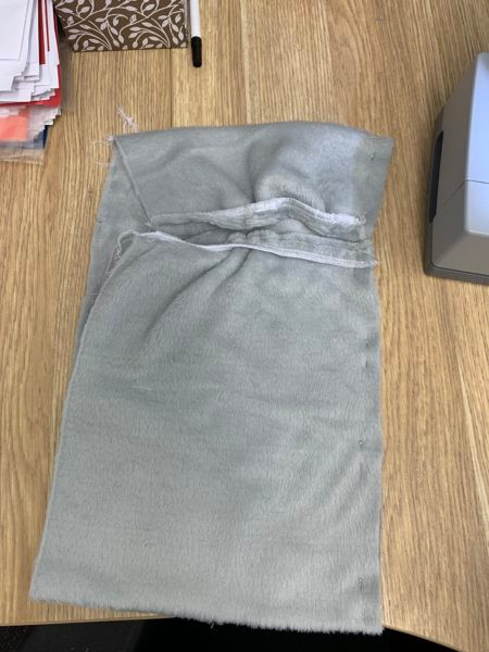 Sleeping bag- sewing seams