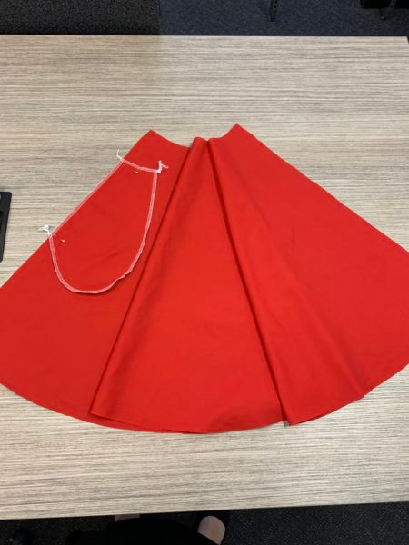 Cutting Christmas dress 2