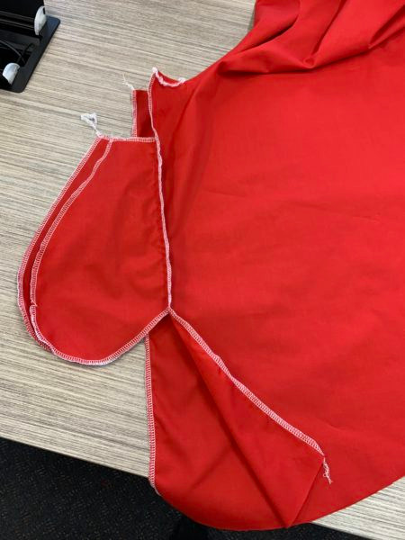 Construction step 6 Christmas Dress