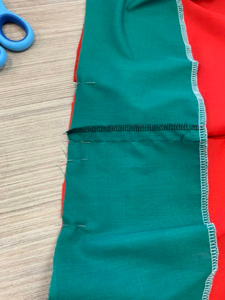 Construction step 26 Christmas Dress