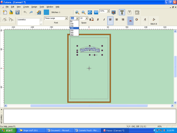 Diagram 5 Cosmetic Bag