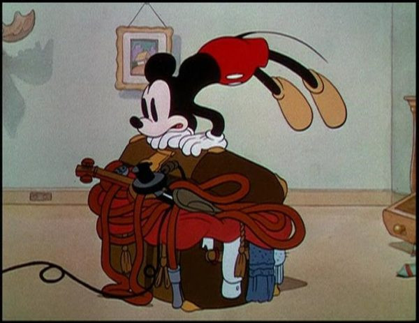 Mickey Mouse with Suitcase