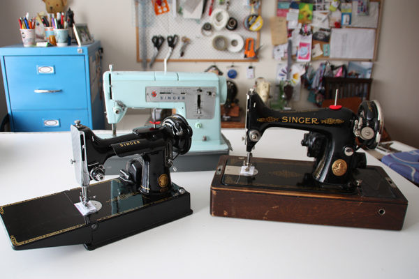 Singer vintage machine collection