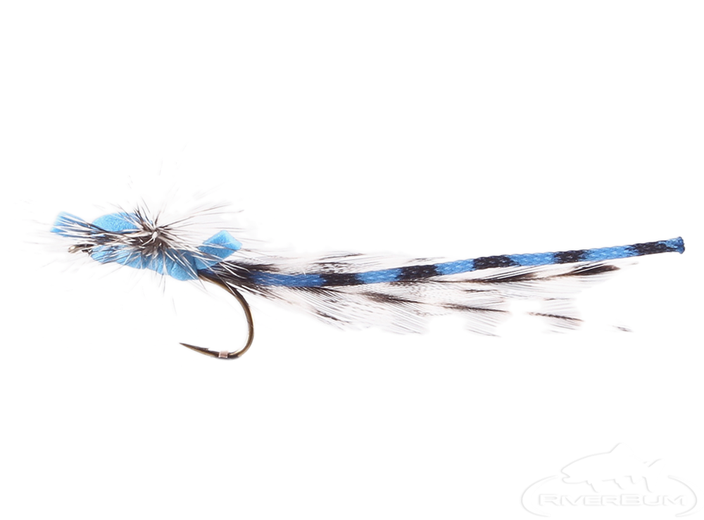 Blue Foam Damsel Fly - Trout Fly Pattern