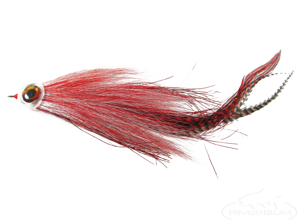 Brayden's Musky Killer Red White - Pike and Musky Fly Fishing