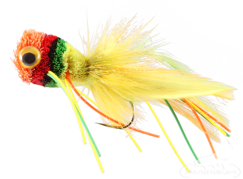 Bass Popper, Fruit Bowl - Bass Flies