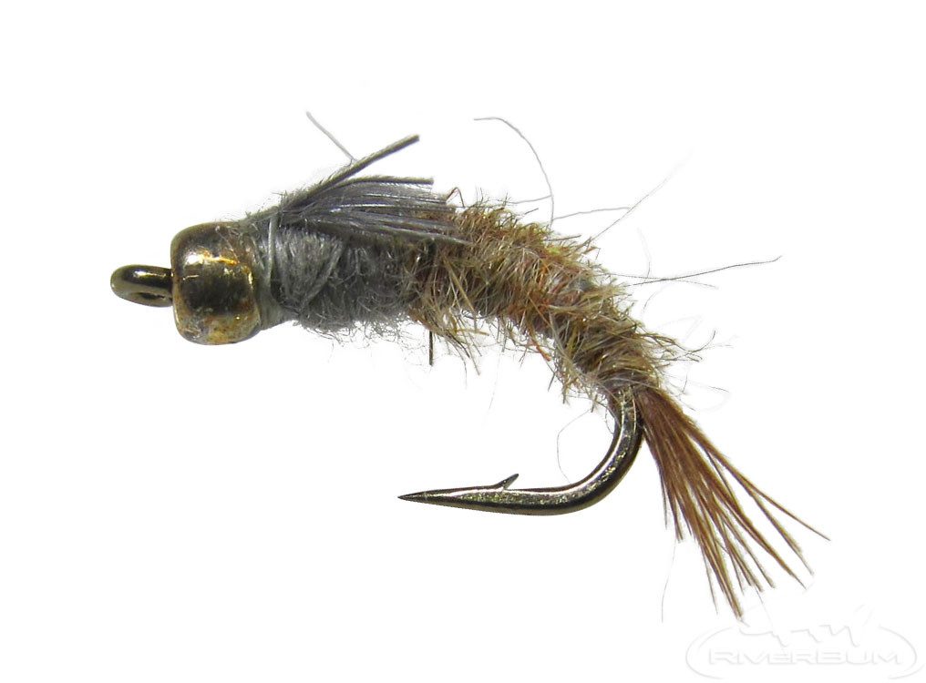 3-Pack D-4 Bead Head Zonkers Marabou Muddler Olive – Fly Fishing Streamers For Trout & Bass