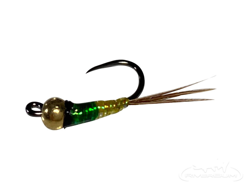 Beadhead Perdigon Pea Nut | RiverBum Signature Flies