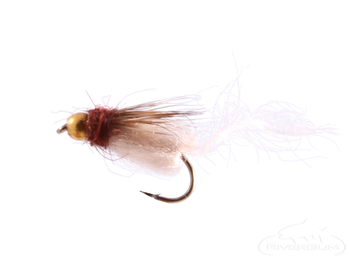 Sparkle Pupa Emerger, Bead Head, Tan