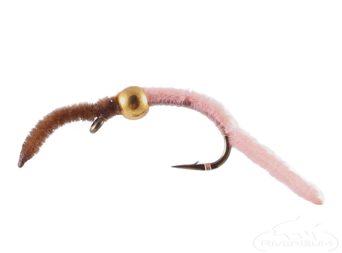 San Juan Worm, Bead Head, Hot Pink