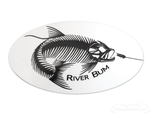 Trout Bum Fly Fishing Sticker - Fly Fishing Stickers