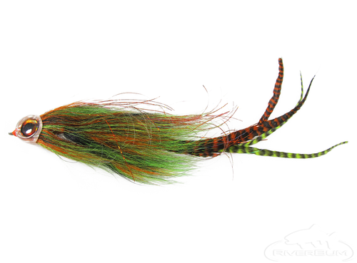 Bass Popper, Ultra Foam, Fire Tiger - Bass Flies