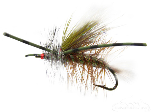 Crystal Stimulator, Rubber Leg, Olive