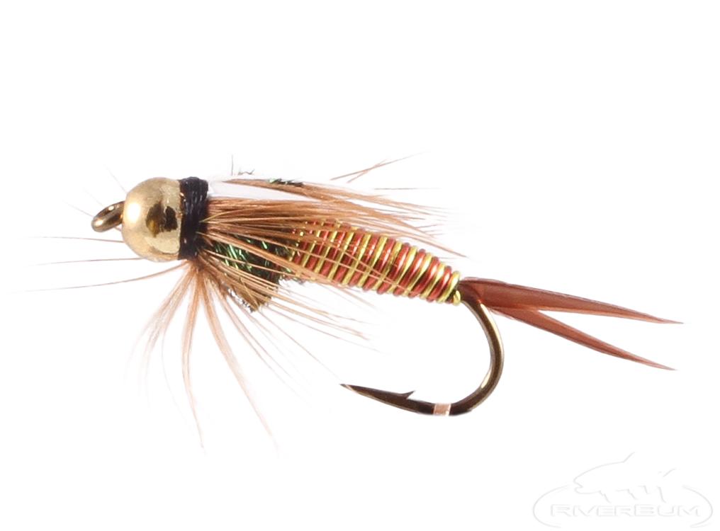 Hot Wire Prince Nymph, Red-Yellow, Tungsten Bead Head