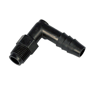 842 PLASTIC 5/16 BARB X 1/8 MPT ELBOW ADAPTER 842 PLASTIC 5/16 BARB X 1/8 MPT ELBOW ADAPTER