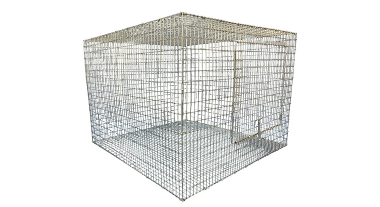 14 Tall Galvanized Bird Cages   1abird  54878.1667422770 