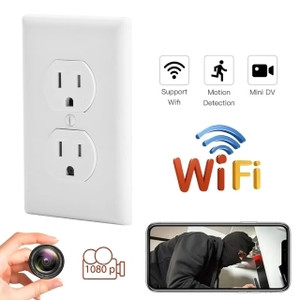 Wi-Fi AC Outlet Charger Hidden Camera