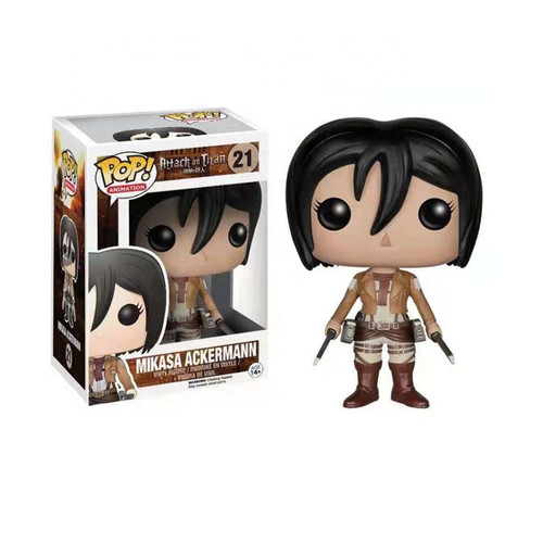 FUNKO POP // ATTACK ON TITAN MIKASA // VINYL COLLECTABLE TOY